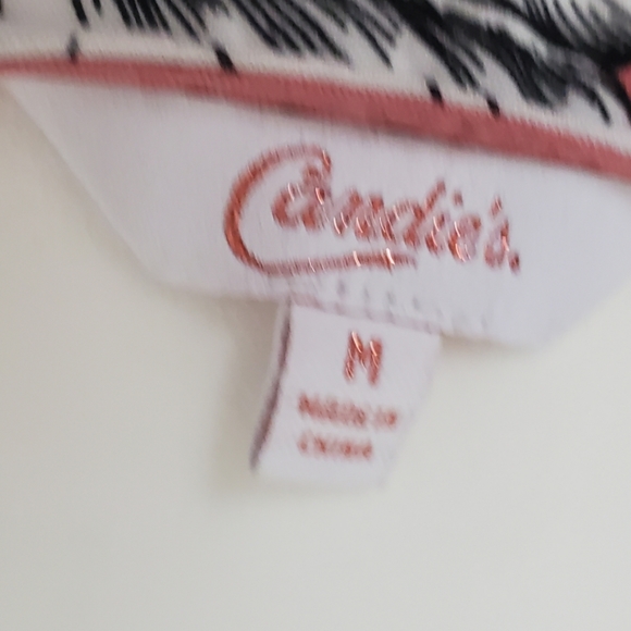 Candies, floral, cropped, cropped top, blouse, - Picture 5 of 5